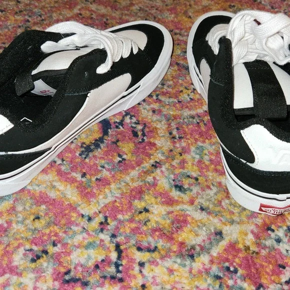 Vans Black and White Sneakers Classic Low-Top Design Chukka Push LS 7 M / 8.5 W - Picture 6 of 10